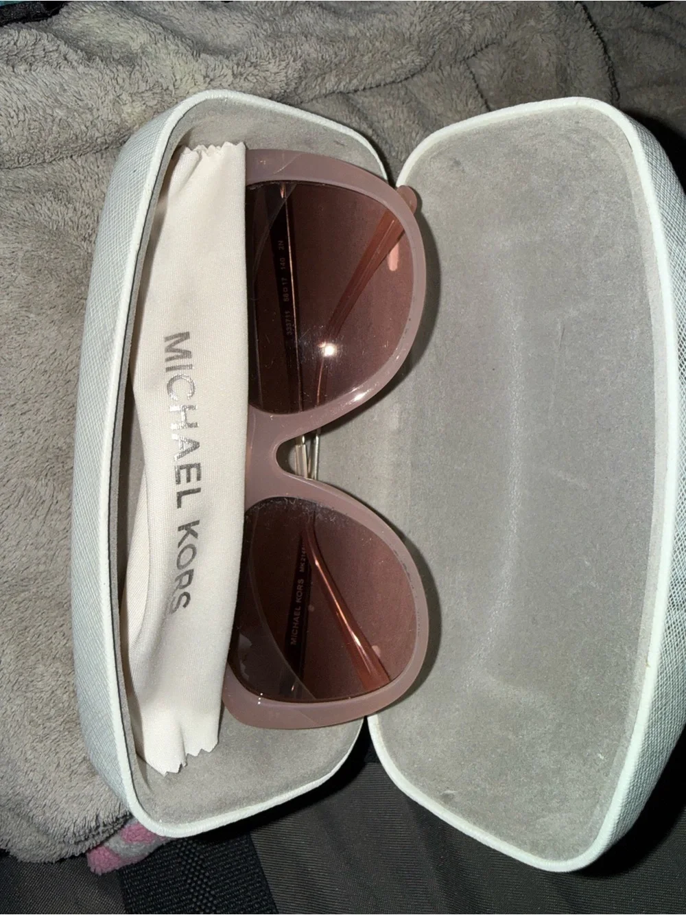 Michael Kors Rose Pink Oversized Sunglasses